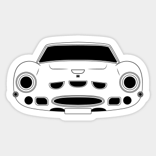 Ferrari 250 GTO Black Outline Sticker